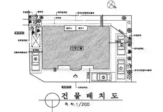 길안주택 배치도 이미지